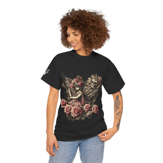 Victorian Fairy and Skull Tee