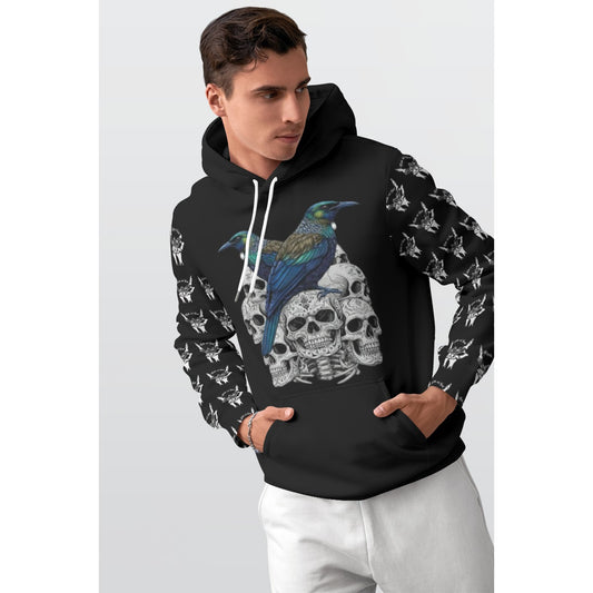 Unisex Tui & Skull Hoodie