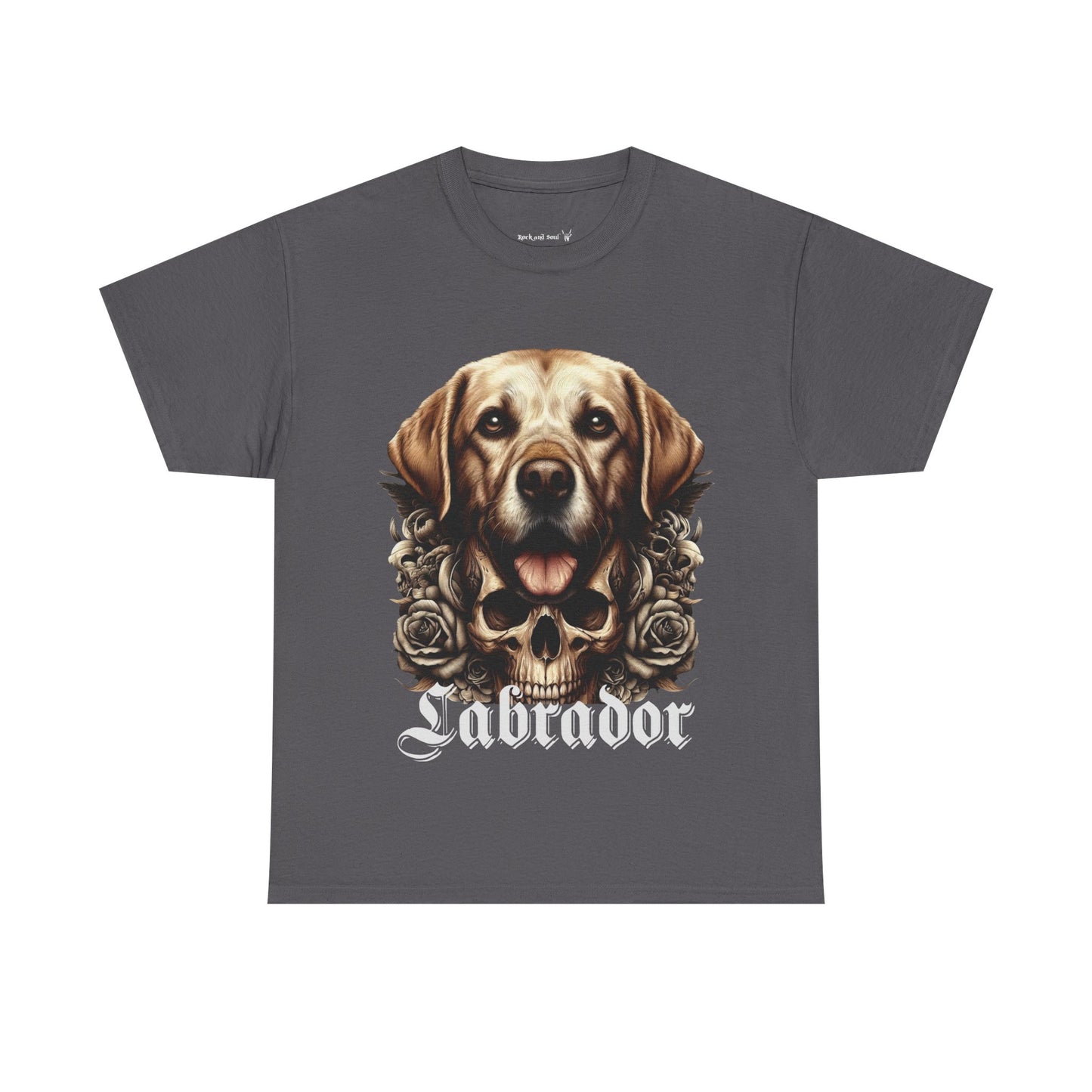 Labrador Unisex Tee, Graphic Dog Shirt, Pet Lover Gift, Animal Print Top, Casual T-shirt, Everyday Wear, Skulls