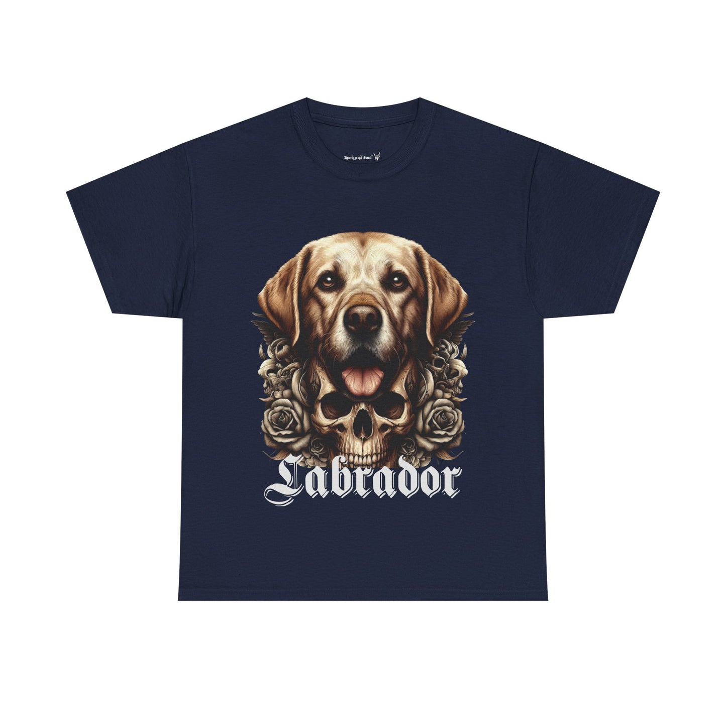 Labrador Unisex Tee, Graphic Dog Shirt, Pet Lover Gift, Animal Print Top, Casual T-shirt, Everyday Wear, Skulls