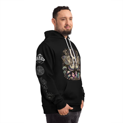Lunar Moth Hoodie Unisex