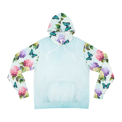 Floral Hydrangea Hoodie - Cozy Fashion Sweatshirt, Garden Lover Gift, Spring Style, Trendy Casual Wear