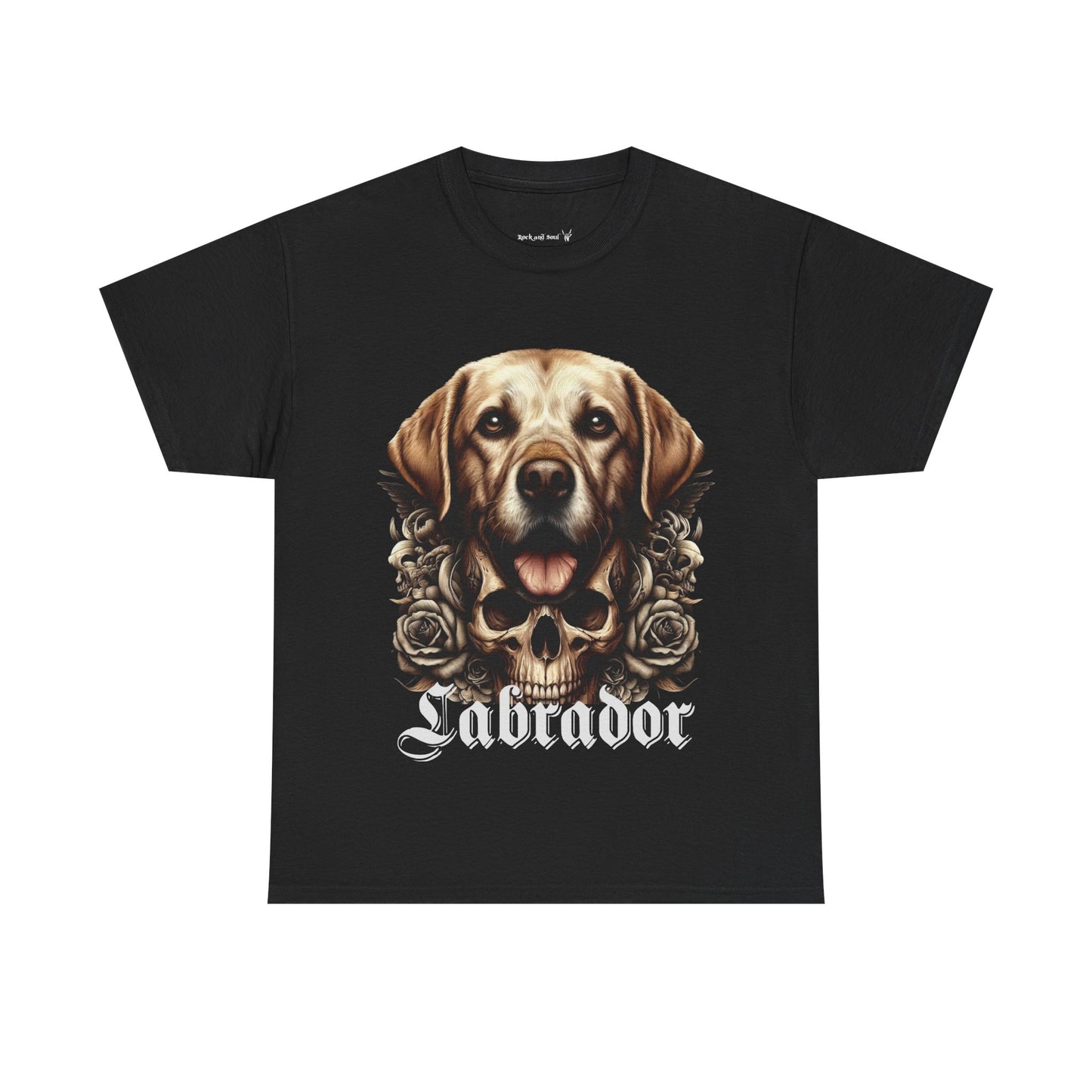 Labrador Unisex Tee, Graphic Dog Shirt, Pet Lover Gift, Animal Print Top, Casual T-shirt, Everyday Wear, Skulls