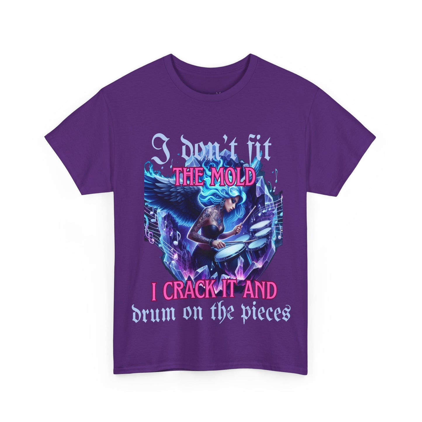 I DON'T FIT THE MOLD T-Shirt with Inspirational Quote - Perfect for Music Lovers, Casual Wear