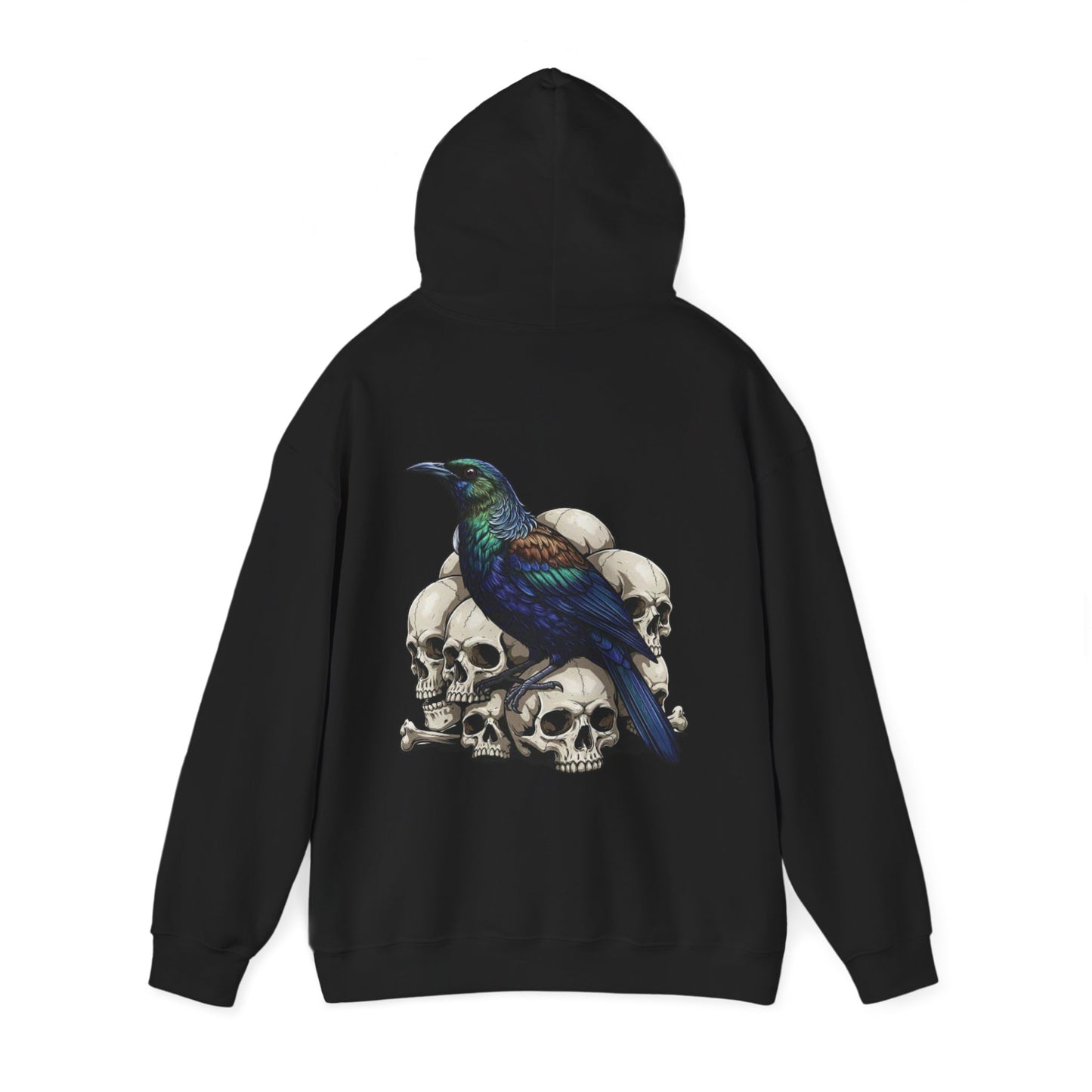 Unisex Tui and Skull Hoodie