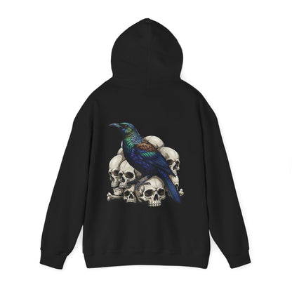 Unisex Tui and Skull Hoodie