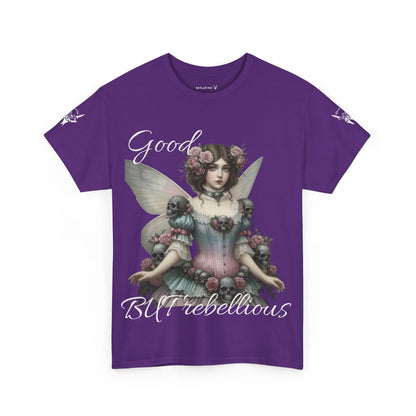 GOOD BUT REBELLIOUS Victorian Fairy and Skull Tee