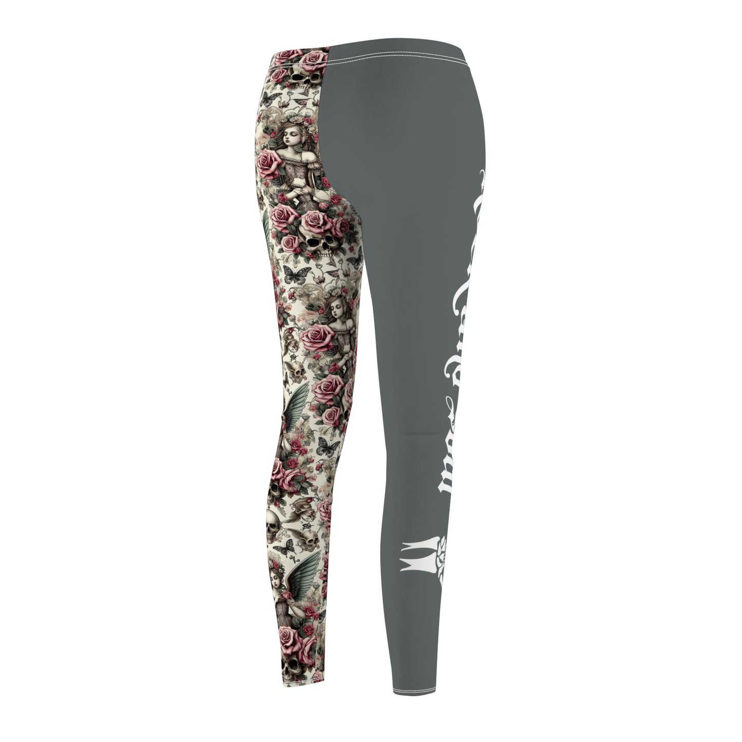 Victorian Fairy and Skull Leggings