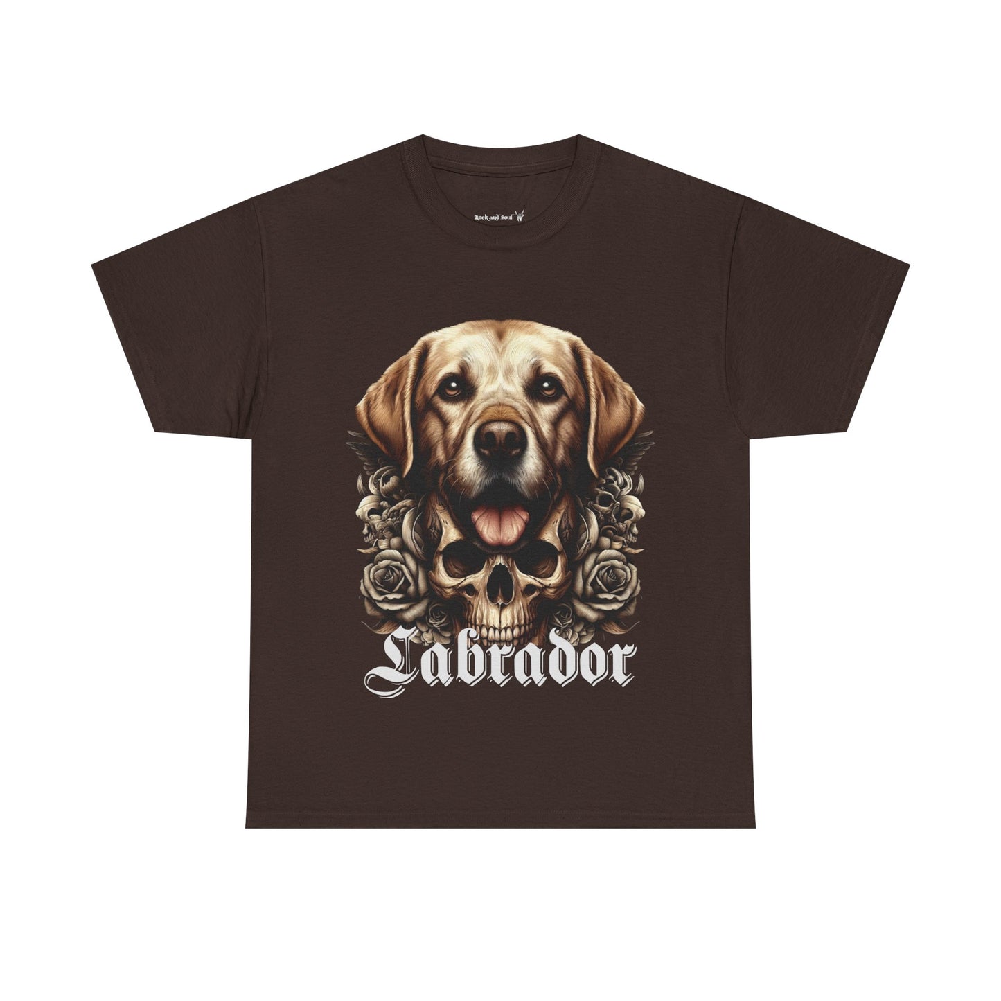 Labrador Unisex Tee, Graphic Dog Shirt, Pet Lover Gift, Animal Print Top, Casual T-shirt, Everyday Wear, Skulls
