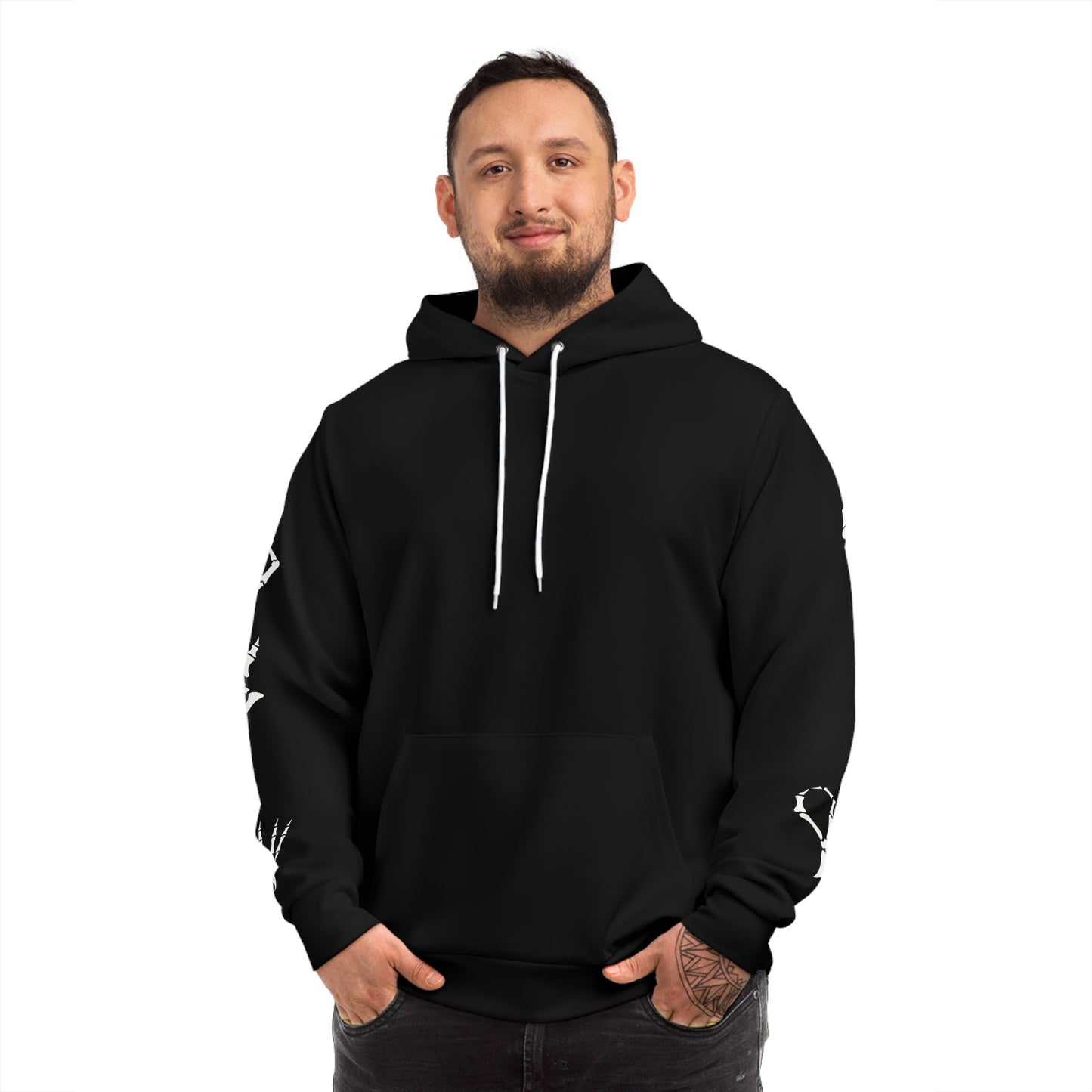 Unisex Gothic Grim Reaper Hoodie,  Casual Streetwear, Trendy Graphic Sweatshirt